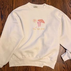 Cute trendy beach Crewneck